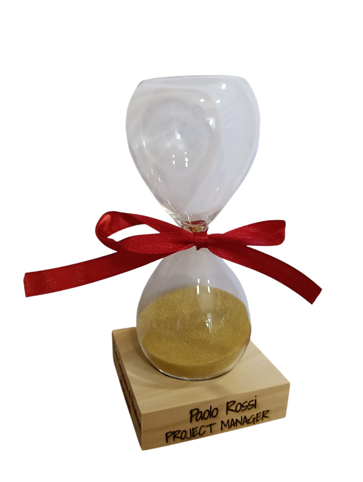 Clessidra personalizzata, Clessidra con incisione, Clessidra tempo, Accessori per ufficio, Regali Bomboniera Comunione Matrimonio - Giomel