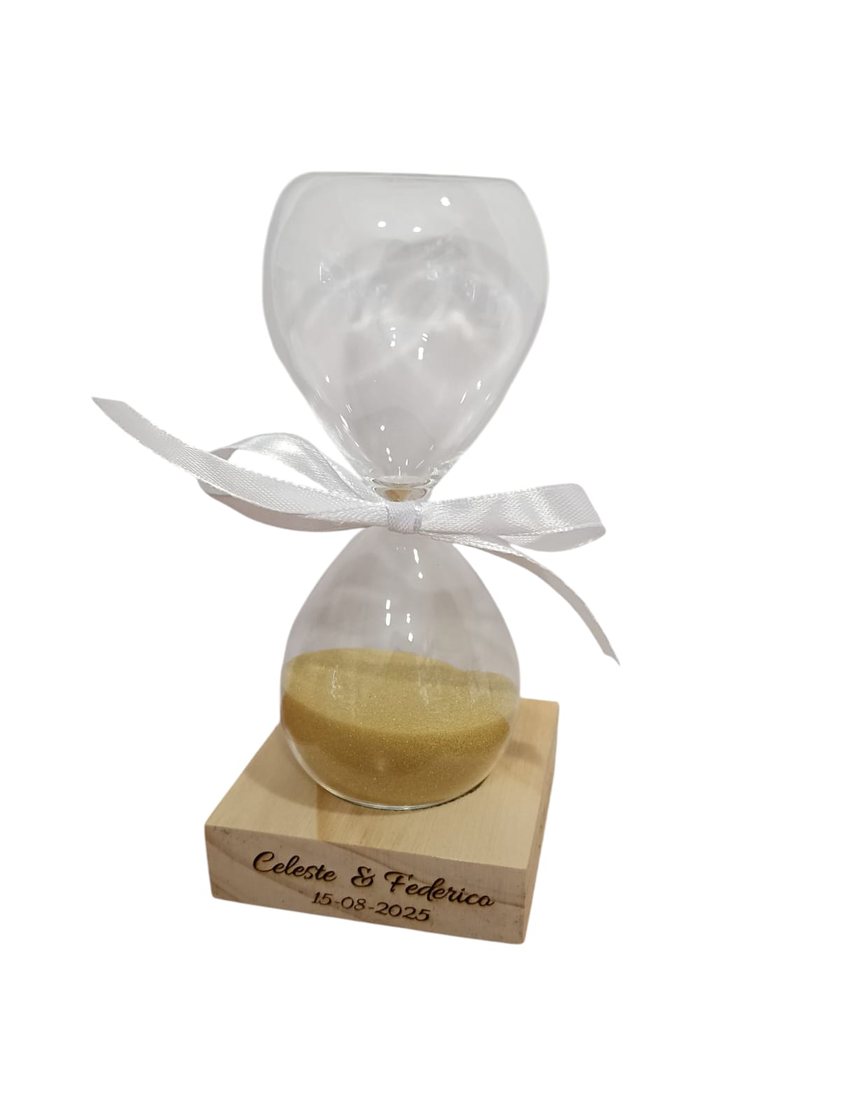 Clessidra personalizzata, Clessidra con incisione, Clessidra tempo, Accessori per ufficio, Regali Bomboniera Comunione Matrimonio - Giomel