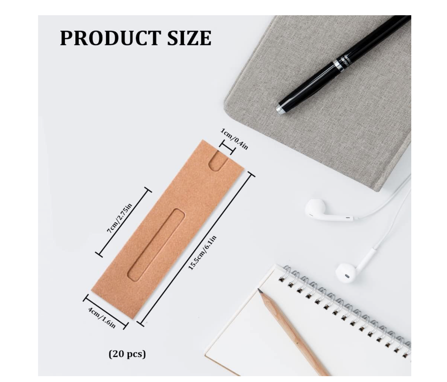 20 Custodie Astucci Singoli per Penna Marroni - Giomel