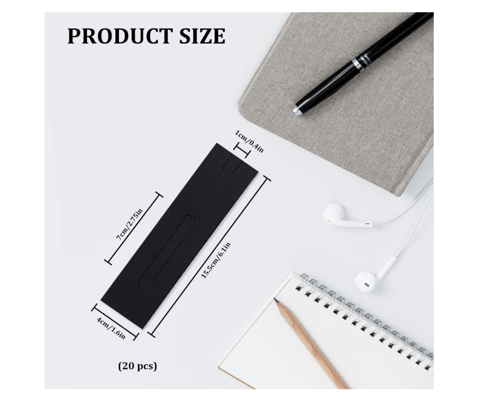 20 Custodie Astucci Singoli per Penna Nere - Giomel