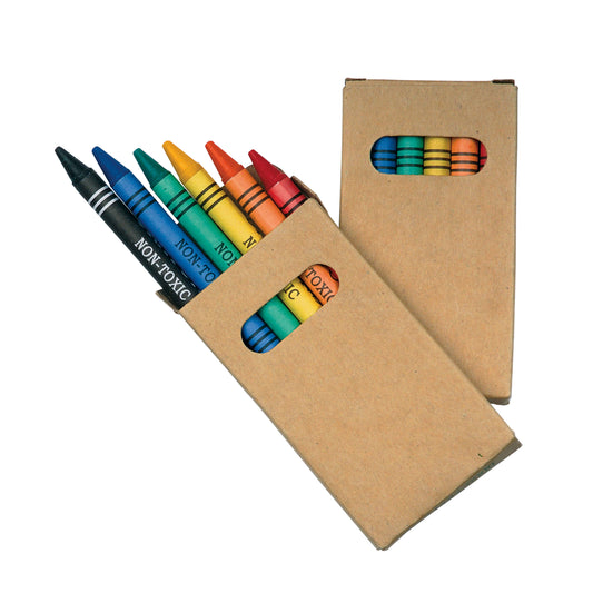 Set Scatoline in Cartone Riciclato con 5 Colori a Cera