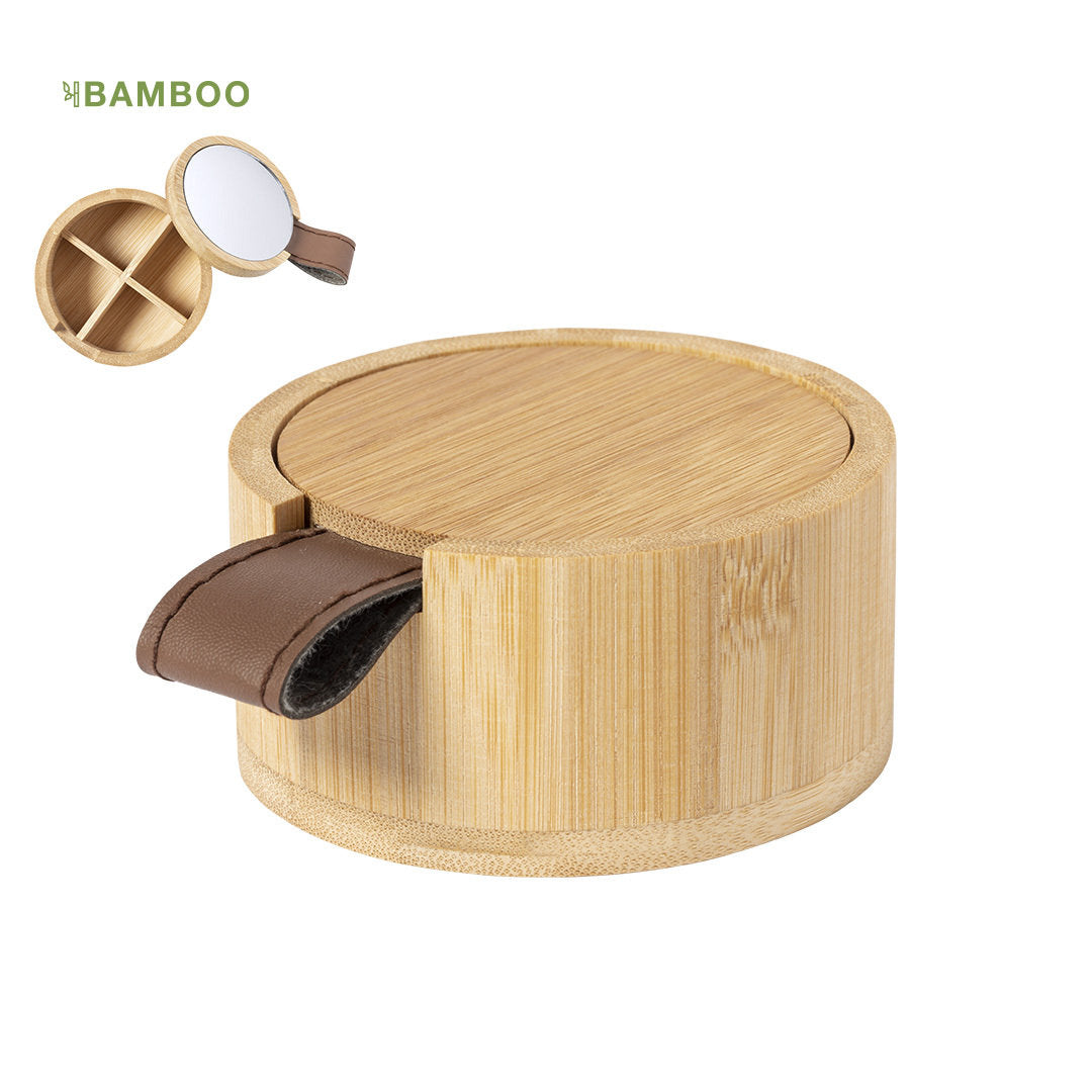 PORTAGIOIE CON SPECCHIO BAMBOO PERSONALIZZABILE - Giomel