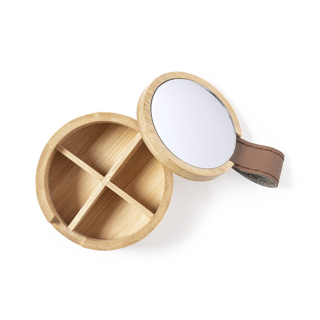 PORTAGIOIE CON SPECCHIO BAMBOO PERSONALIZZABILE - Giomel