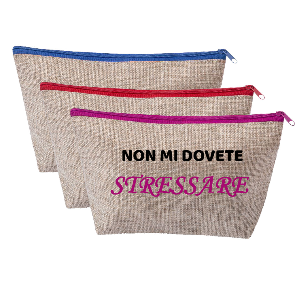 Pochette da Donna in tela con Cerniera per l' Estate