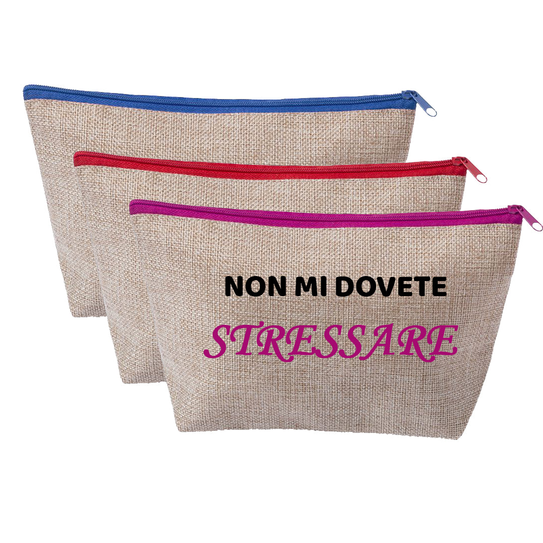 Pochette da Donna in tela con Cerniera per l' Estate