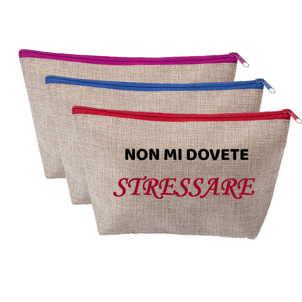 Pochette da Donna in tela con Cerniera per l' Estate