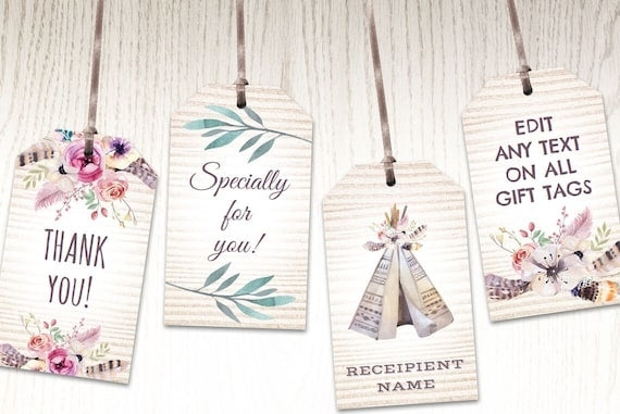50 PZ TAGS BATTESIMO CON DIVERSE GRAFICHE E FORME - Giomel