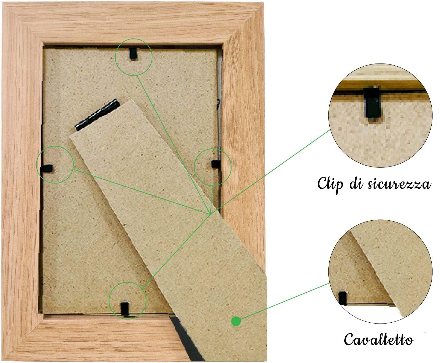 Cornice Portafoto Bianca in Legno  con Incisione personalizzata - Giomel