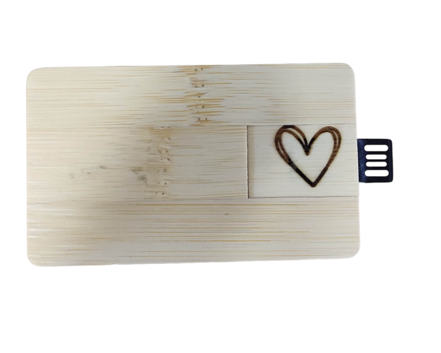 Chiavetta USB 16GB in Bamboo Personalizzabile con Incisione Laser - Giomel