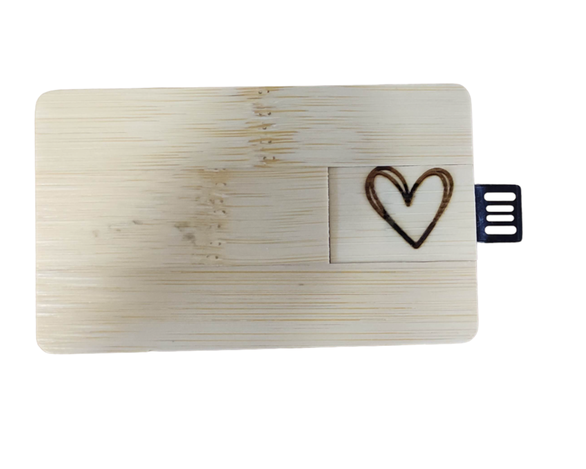 Chiavetta USB 16GB in Bamboo Personalizzabile con Incisione Laser - Giomel