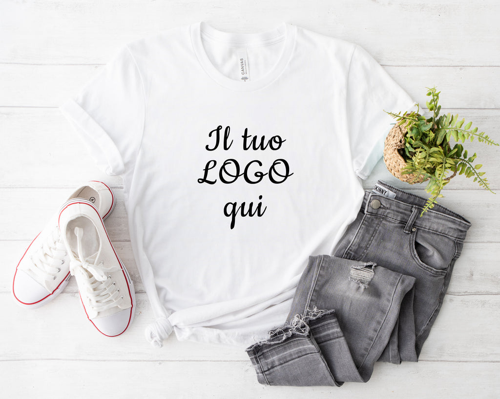 T-SHIRT DONNA PERSONALIZZABILE CON TESTO E/O IMMAGINE - Giomel