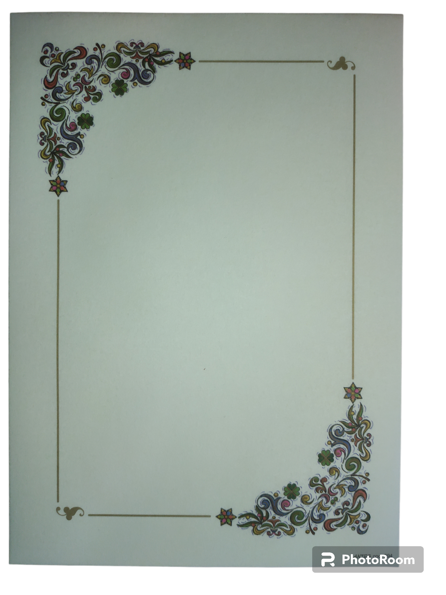 Carta da Diplomi 12 pezzi con decorazione fiorentina A4 160 grammi - Giomel