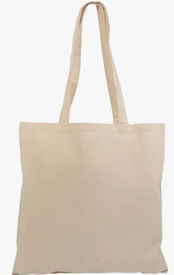 Confezione 10 Pz Tote Bag Shopper in Cotone Naturale - Giomel