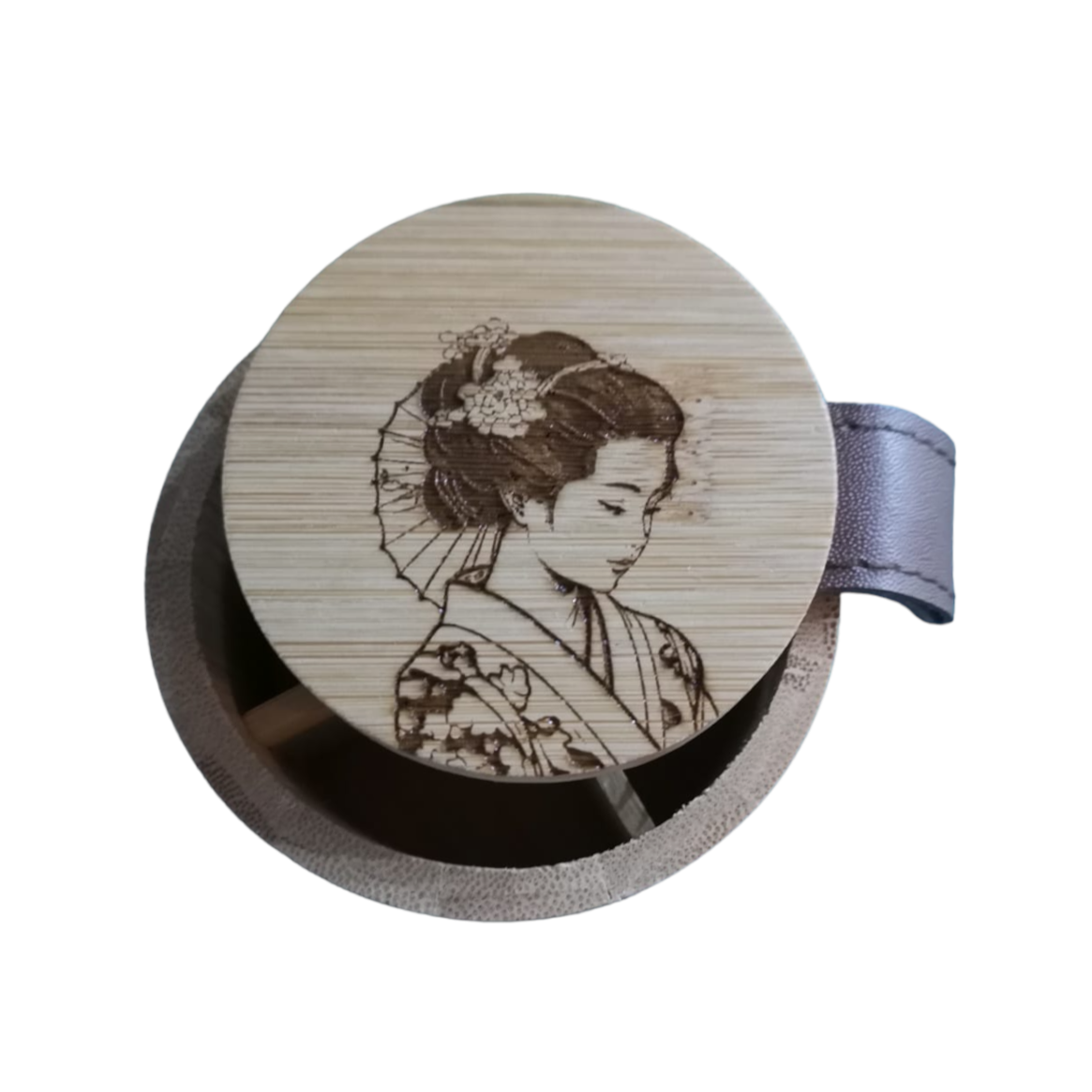 PORTAGIOIE CON SPECCHIO BAMBOO PERSONALIZZABILE - Giomel