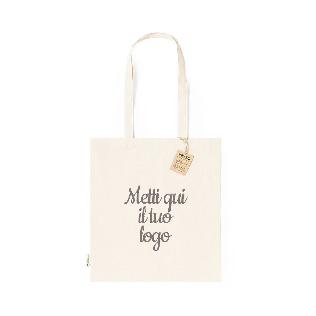 BORSA DI TELA TOTE BAG PERSONALIZZABILE CON TESTO E/O IMMAGINE - Giomel