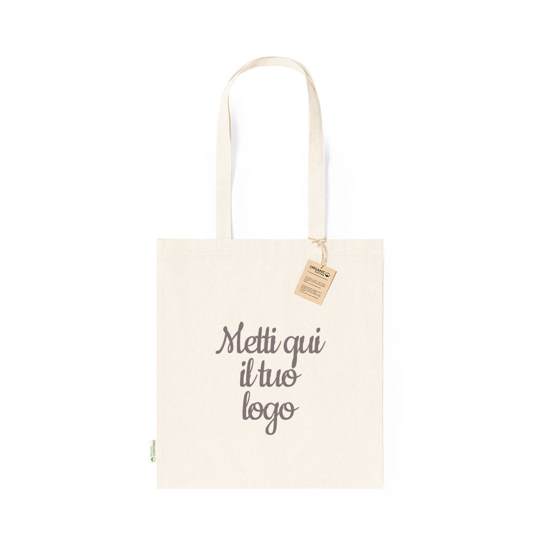 BORSA DI TELA TOTE BAG PERSONALIZZABILE CON TESTO E/O IMMAGINE - Giomel