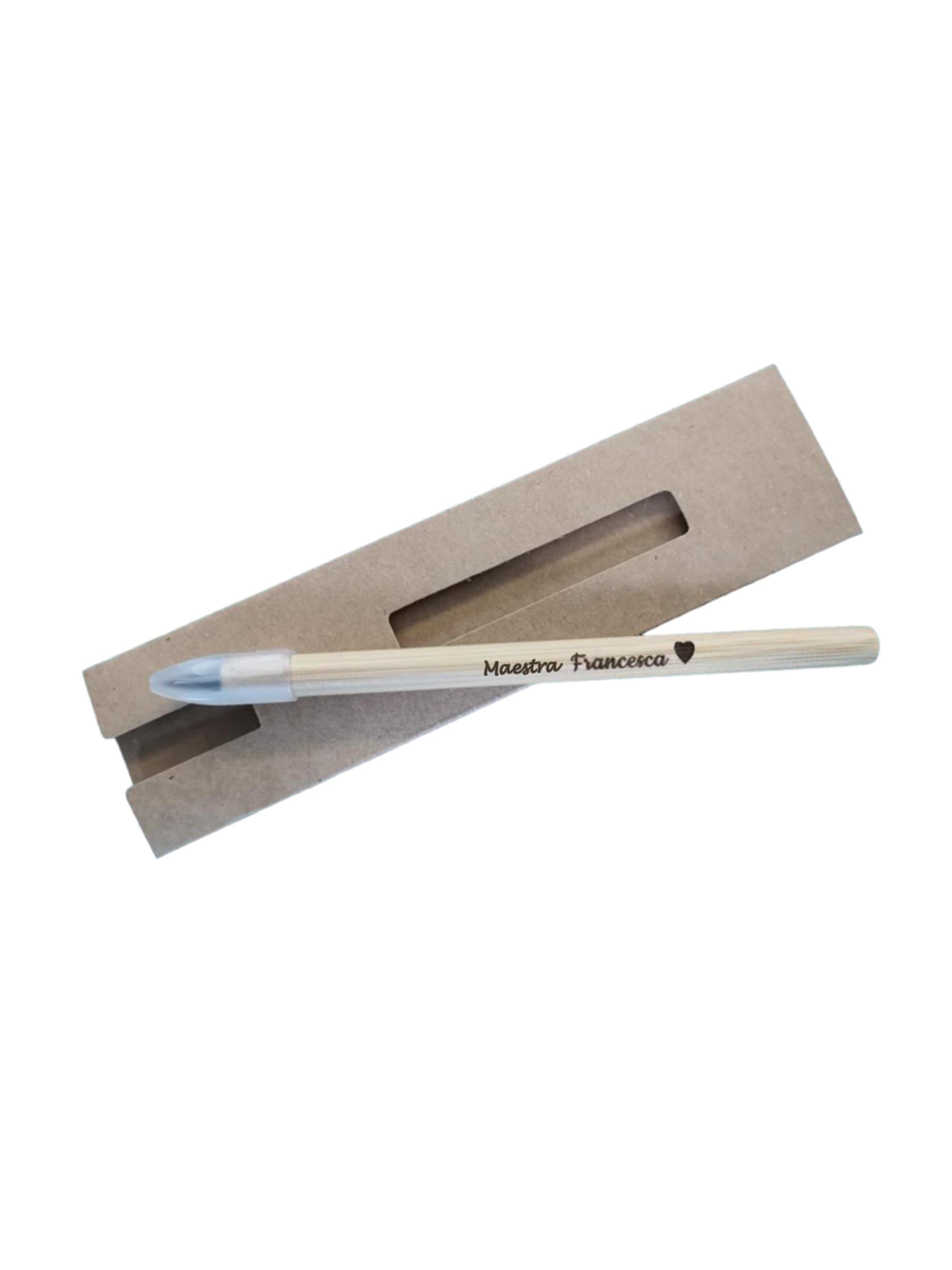 SET 5 MATITE ETERNE PERSONALIZZABILI CON INCISIONE LASER | regalo elegante per maestre - Giomel