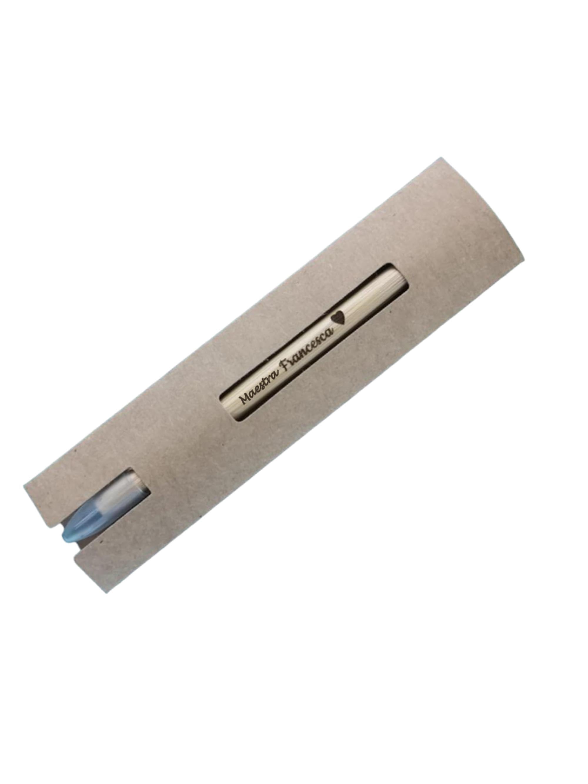SET 5 MATITE ETERNE PERSONALIZZABILI CON INCISIONE LASER | regalo elegante per maestre - Giomel