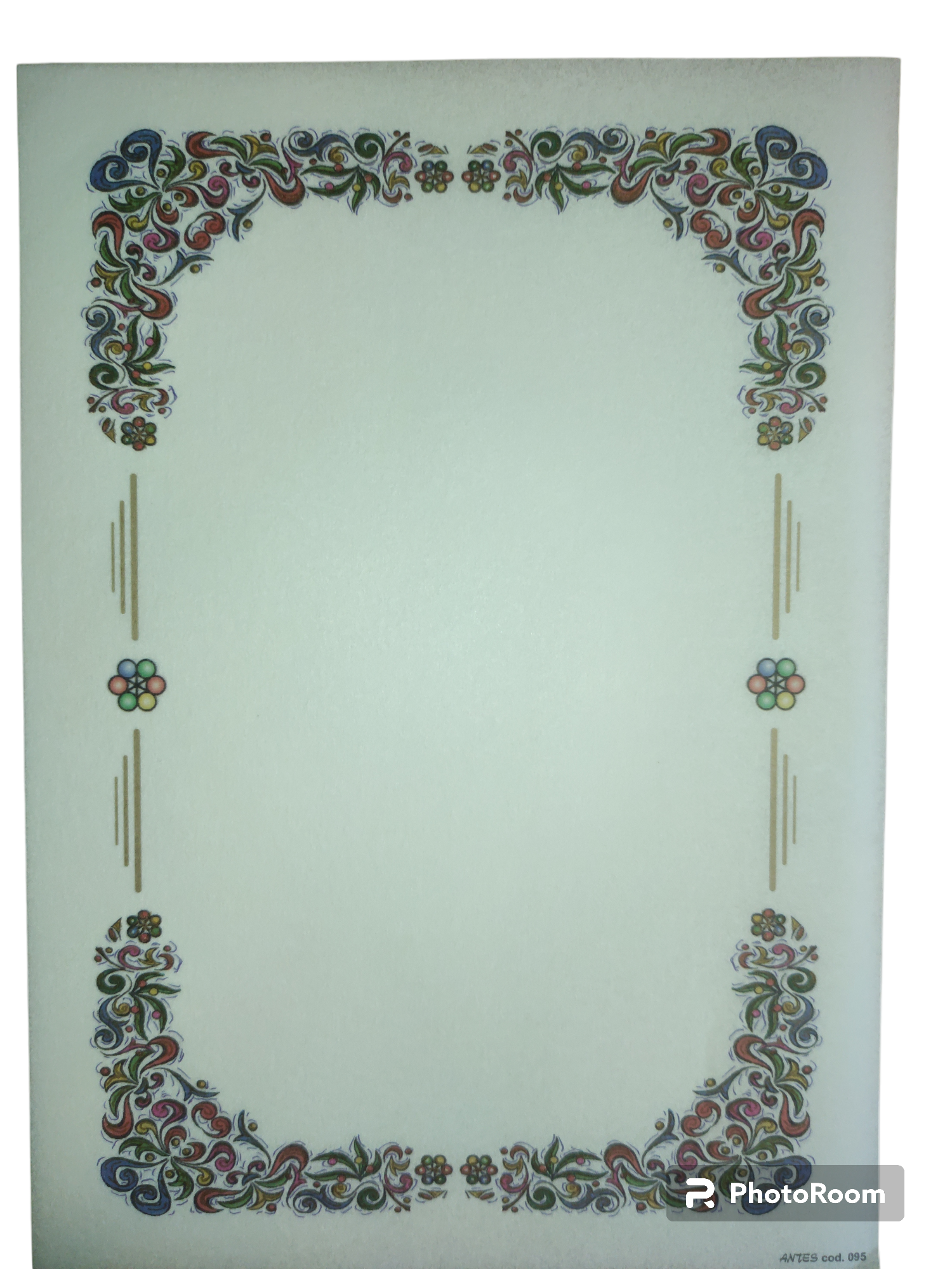 Carta da Diplomi 12 pezzi con decorazione fiorentina A4 160 grammi - Giomel
