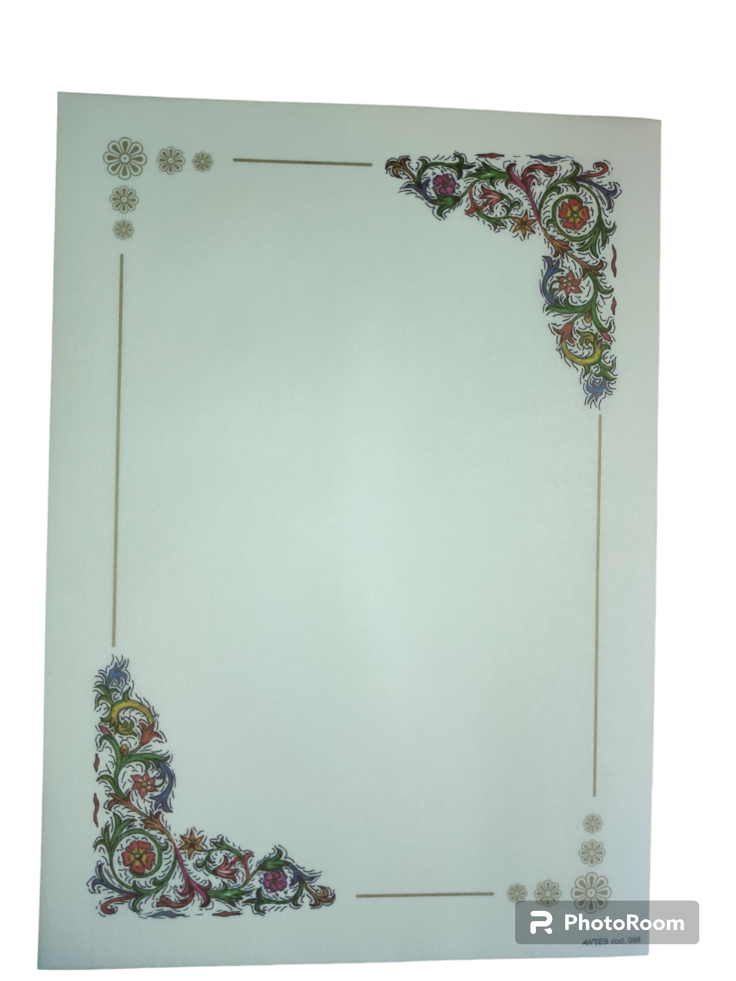 Carta da Diplomi 12 pezzi con decorazione fiorentina A4 160 grammi - Giomel
