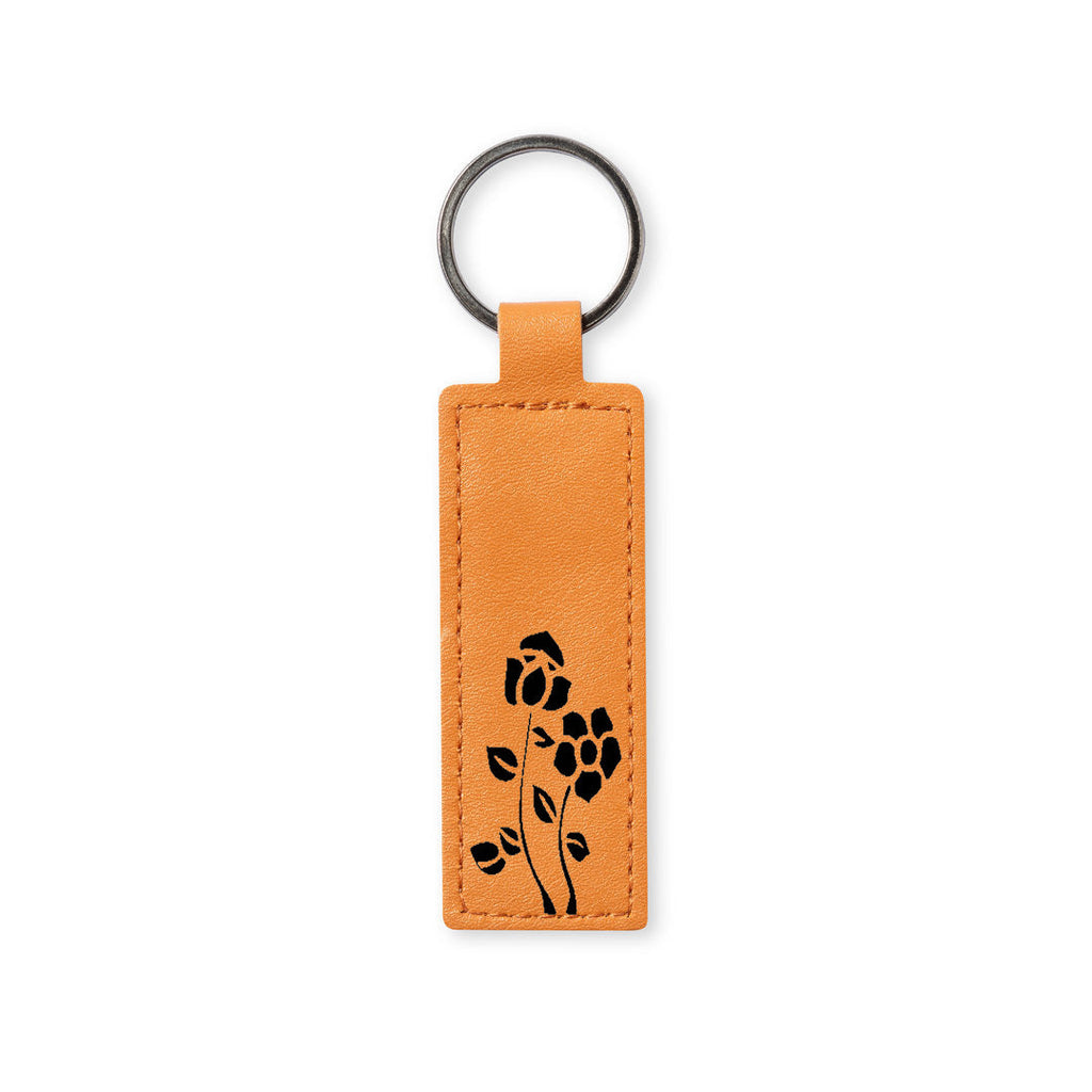 Portachiavi in Pelle Personalizzabile con Incisione Laser Logo/Nome - Giomel