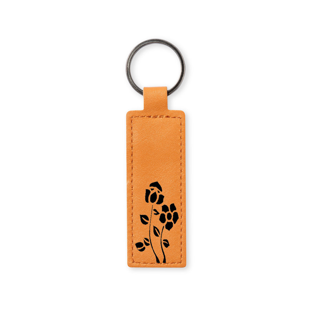 Portachiavi in Pelle Personalizzabile con Incisione Laser Logo/Nome - Giomel