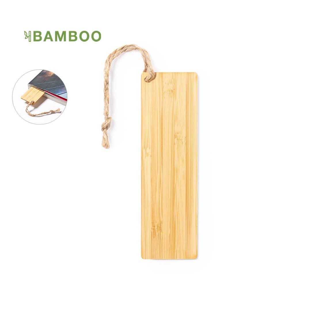 SET 3 SEGNALIBRI IN BAMBOO PERSONALIZZATO CON INCISIONE LASER - Giomel