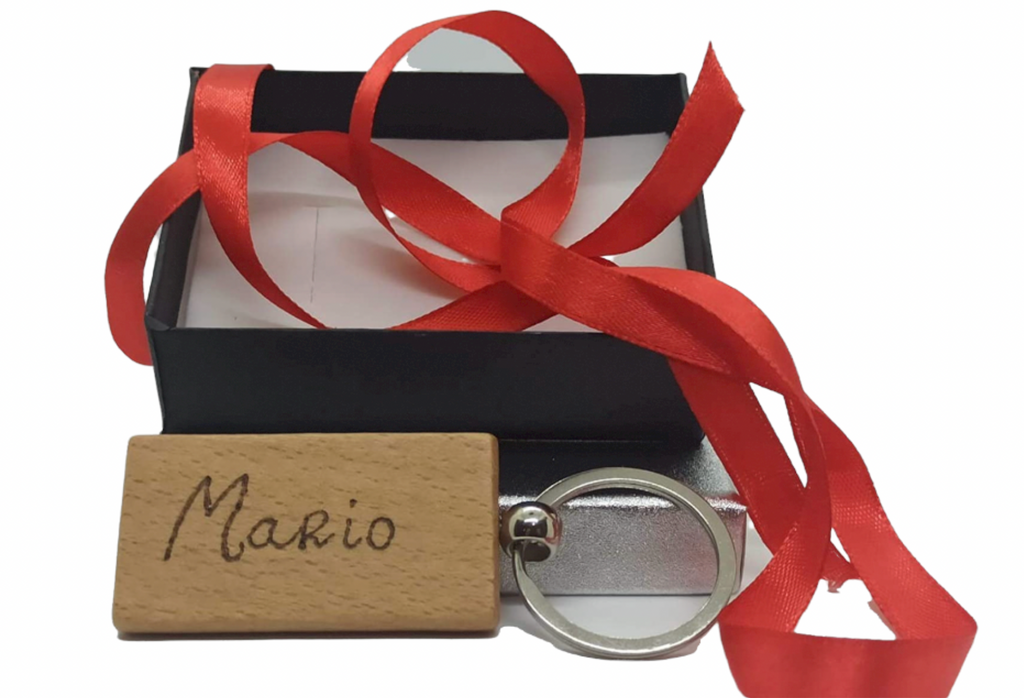 Portachiavi Personalizzato in Bambù - Giomel