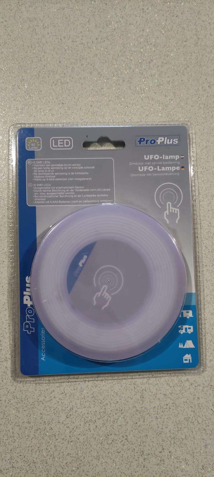 Lampada camper a led da esterno ed interno touch - Giomel